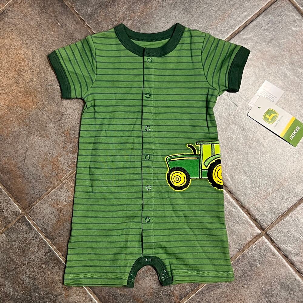 John Deere boys romper size 3/6M New